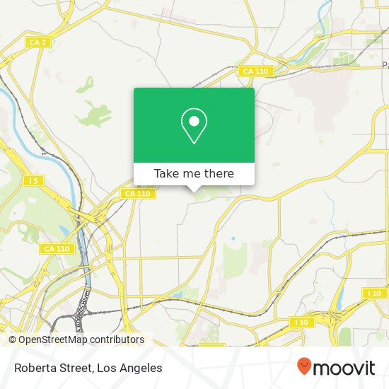 Roberta Street map