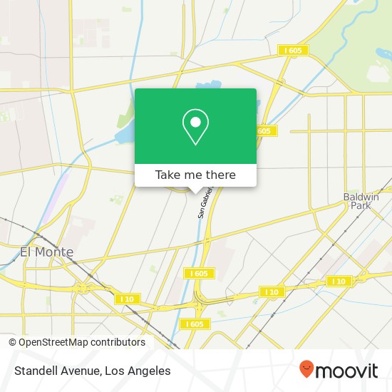 Mapa de Standell Avenue