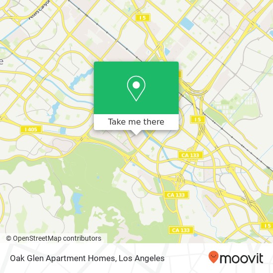 Mapa de Oak Glen Apartment Homes