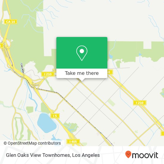 Glen Oaks View Townhomes map