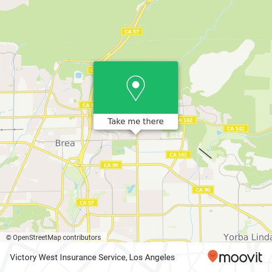 Victory West Insurance Service map