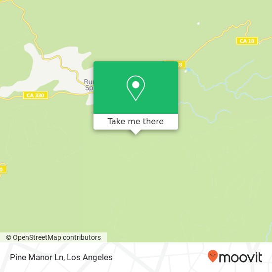 Mapa de Pine Manor Ln