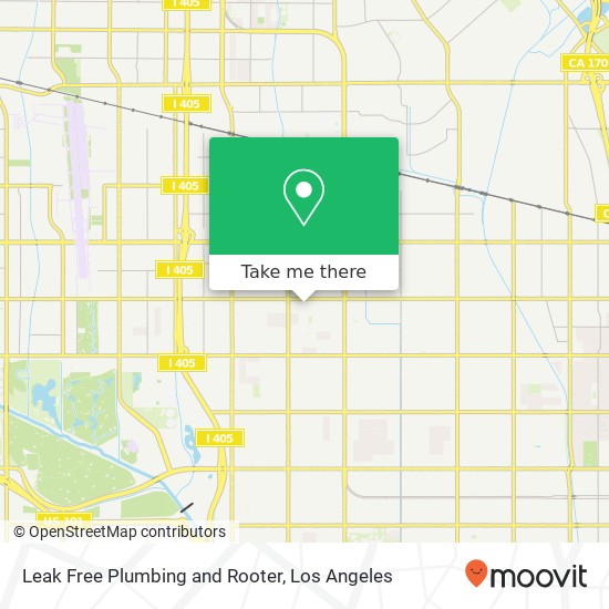 Leak Free Plumbing and Rooter map
