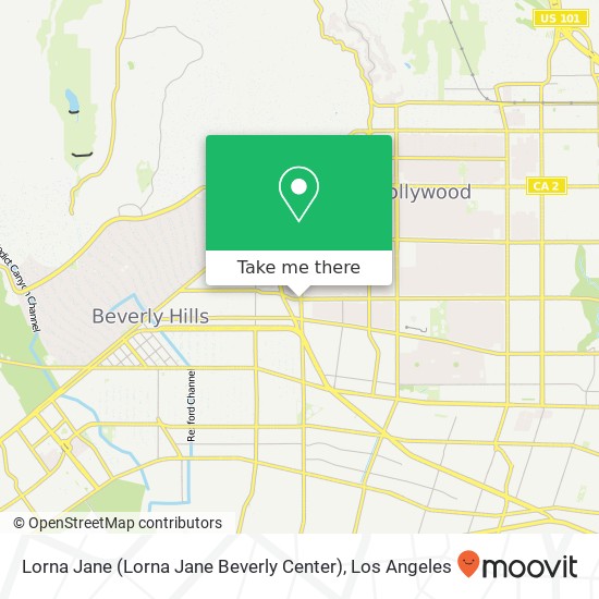 Mapa de Lorna Jane (Lorna Jane Beverly Center)