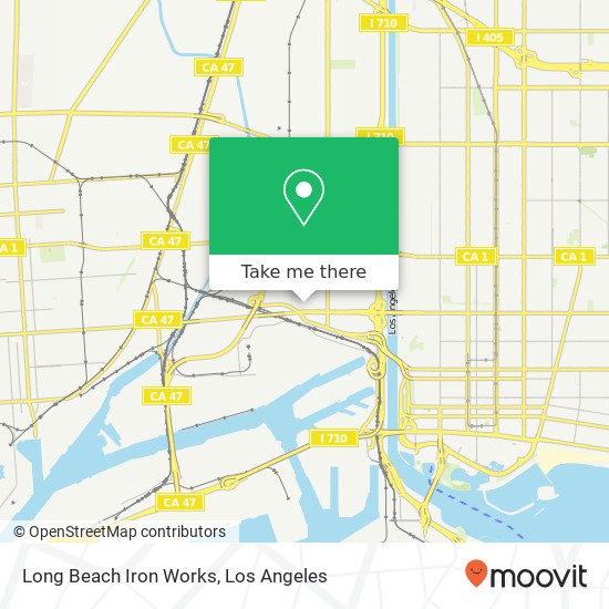 Long Beach Iron Works map