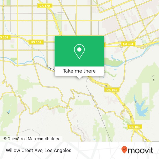 Mapa de Willow Crest Ave