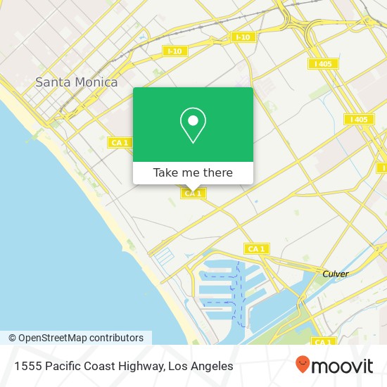 1555 Pacific Coast Highway map