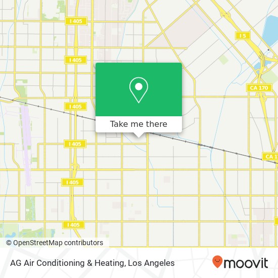 AG Air Conditioning & Heating map