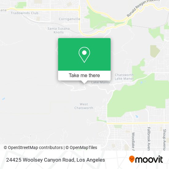 Mapa de 24425 Woolsey Canyon Road