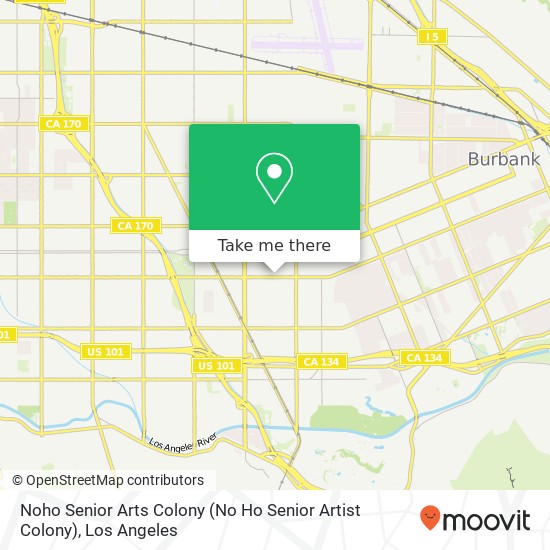 Mapa de Noho Senior Arts Colony (No Ho Senior Artist Colony)