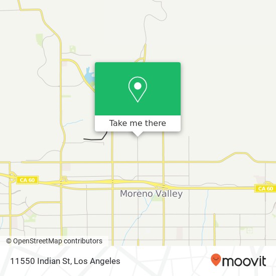 Mapa de 11550 Indian St