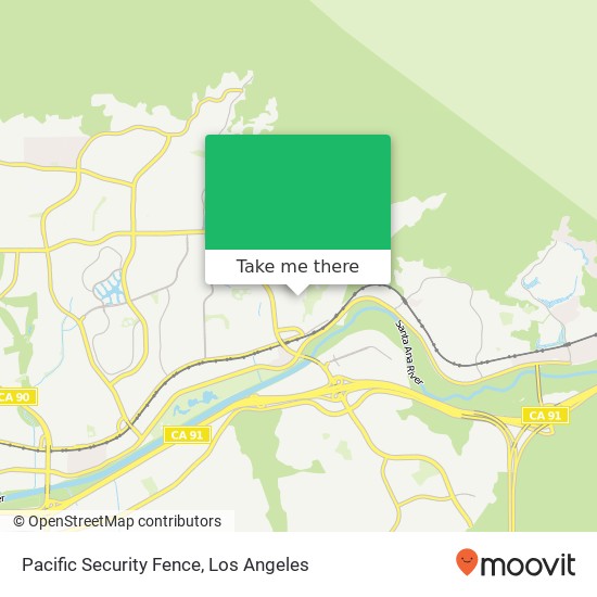 Pacific Security Fence map