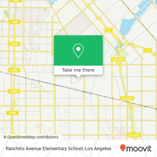 Ranchito Avenue Elementary School map