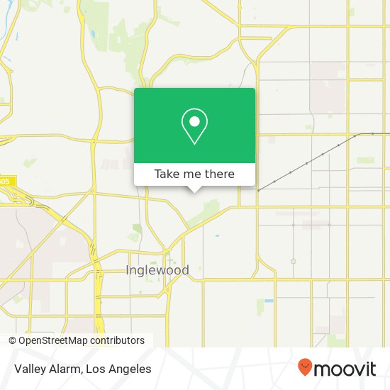Valley Alarm map