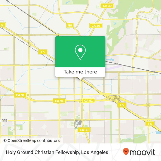 Holy Ground Christian Fellowship map