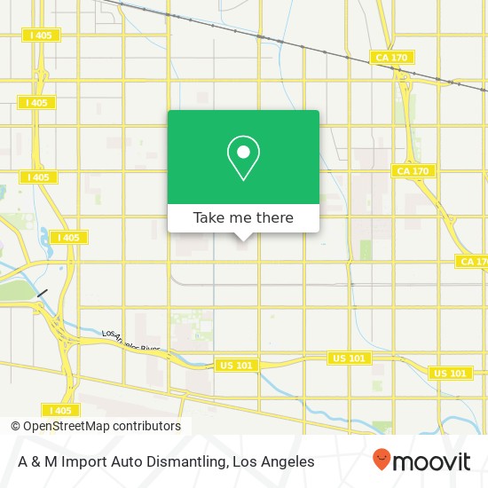 A & M Import Auto Dismantling map