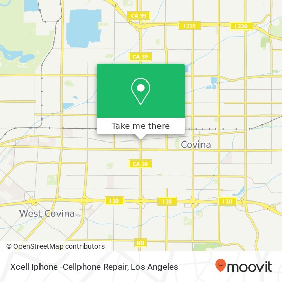 Xcell Iphone -Cellphone Repair map