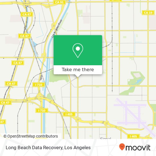 Long Beach Data Recovery map