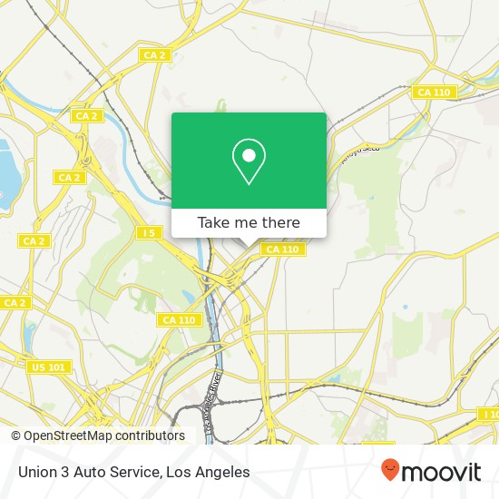 Mapa de Union 3 Auto Service