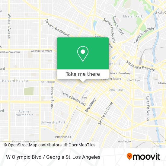 Mapa de W Olympic Blvd / Georgia St