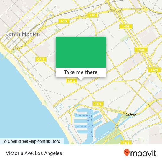 Mapa de Victoria Ave