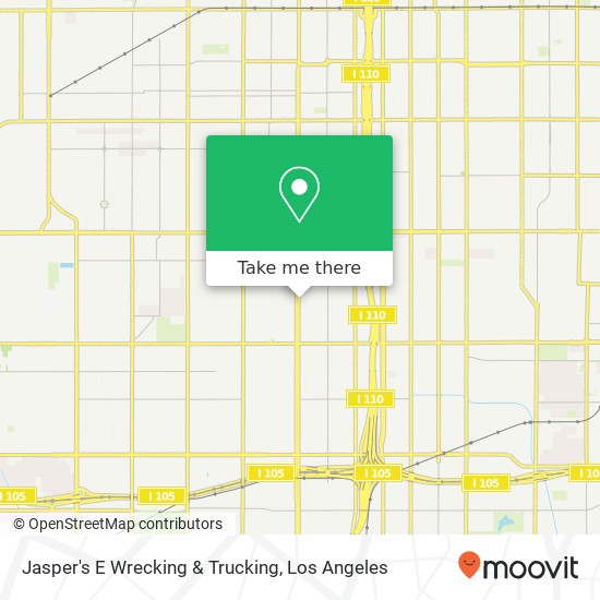 Jasper's E Wrecking & Trucking map