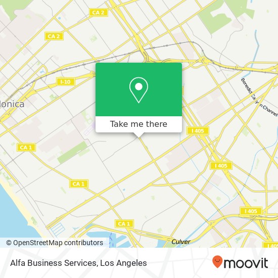 Mapa de Alfa Business Services