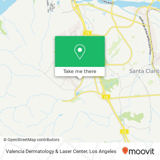 Mapa de Valencia Dermatology & Laser Center