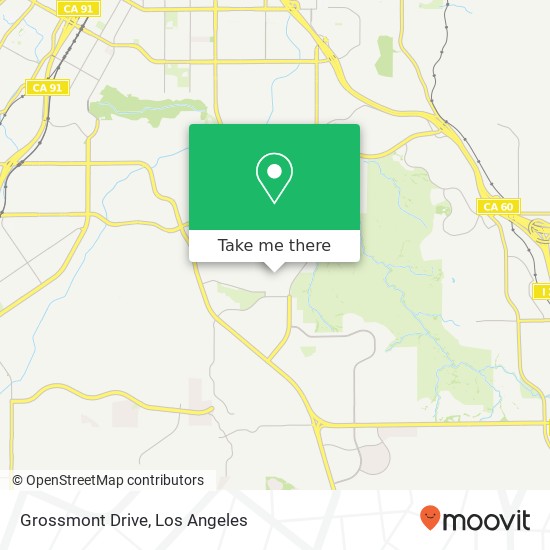 Grossmont Drive map