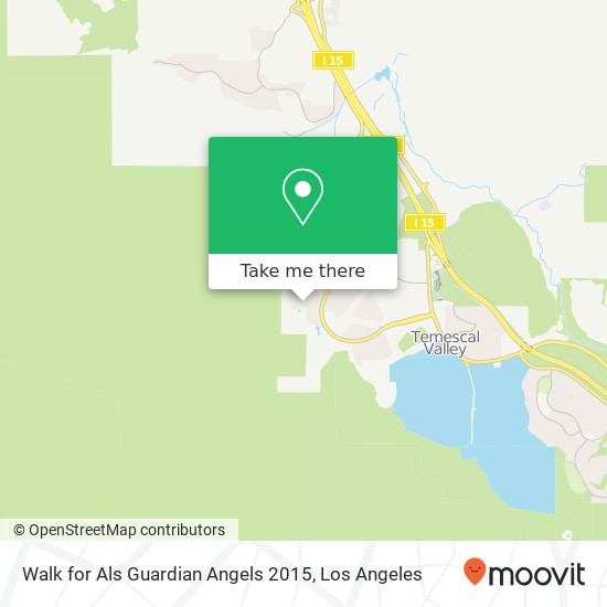 Walk for Als Guardian Angels 2015 map