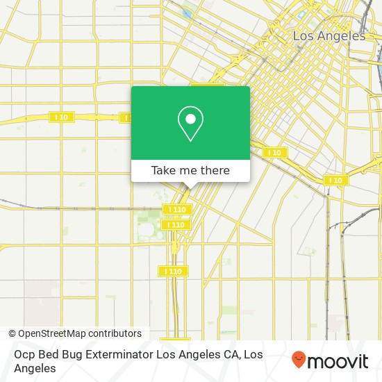 Mapa de Ocp Bed Bug Exterminator Los Angeles CA