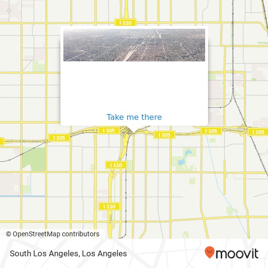 South Los Angeles map