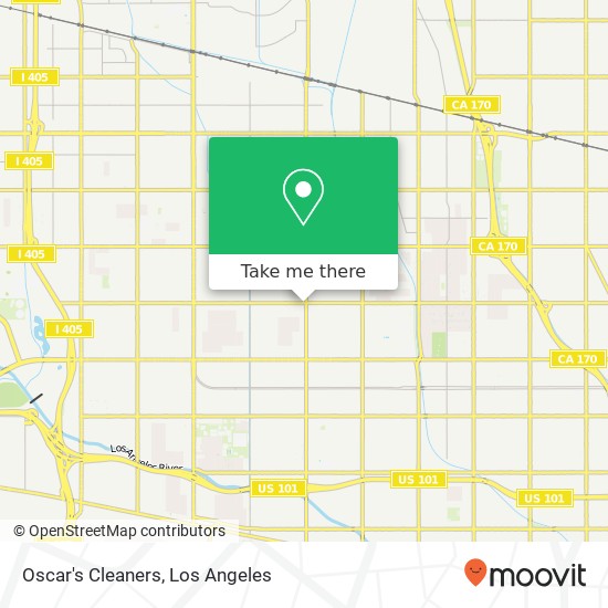 Oscar's Cleaners map