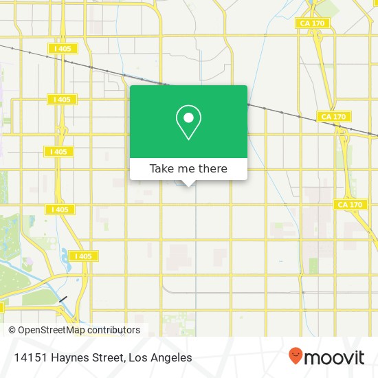 14151 Haynes Street map