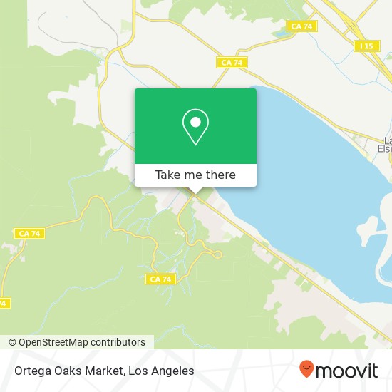 Ortega Oaks Market map