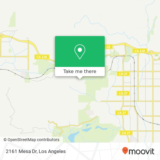 2161 Mesa Dr map
