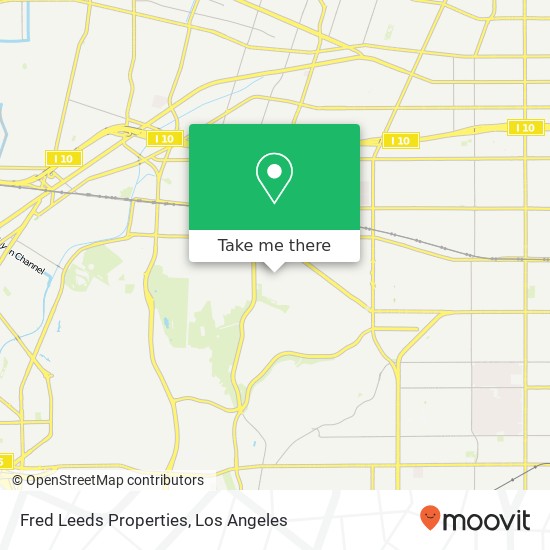 Fred Leeds Properties map