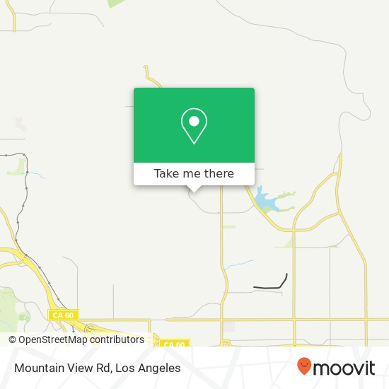 Mountain View Rd map