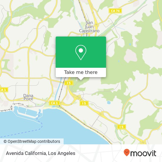 Avenida California map