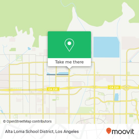 Mapa de Alta Loma School District