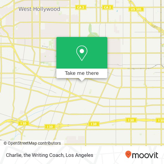 Charlie, the Writing Coach map