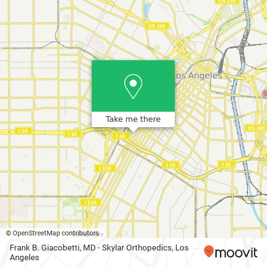 Frank B. Giacobetti, MD - Skylar Orthopedics map