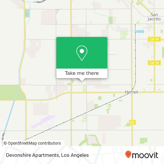 Devonshire Apartments map