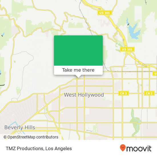 TMZ Productions map