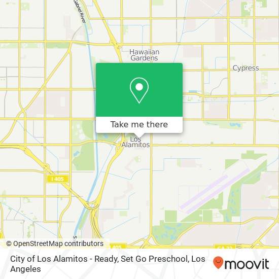 City of Los Alamitos - Ready, Set Go Preschool map