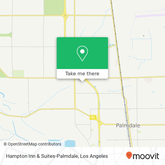Mapa de Hampton Inn & Suites-Palmdale