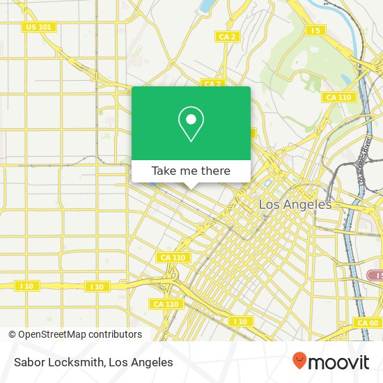 Sabor Locksmith map