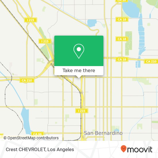 Crest CHEVROLET map