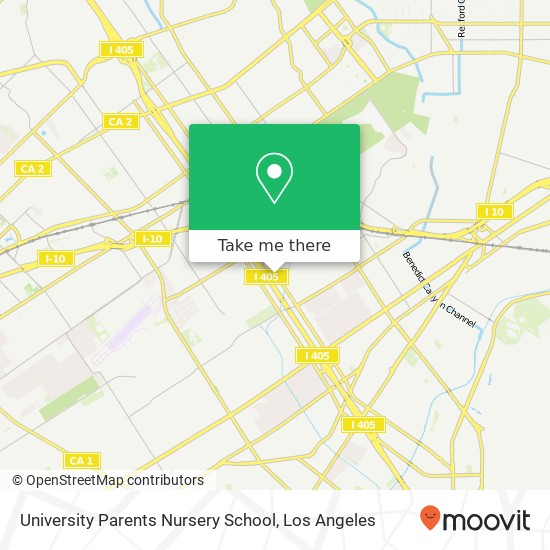 Mapa de University Parents Nursery School