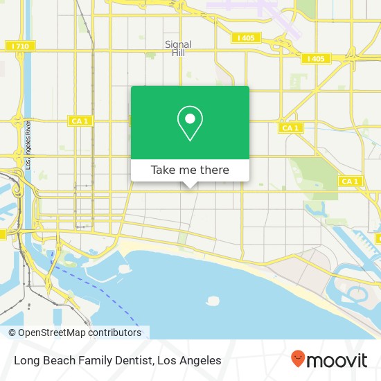 Mapa de Long Beach Family Dentist